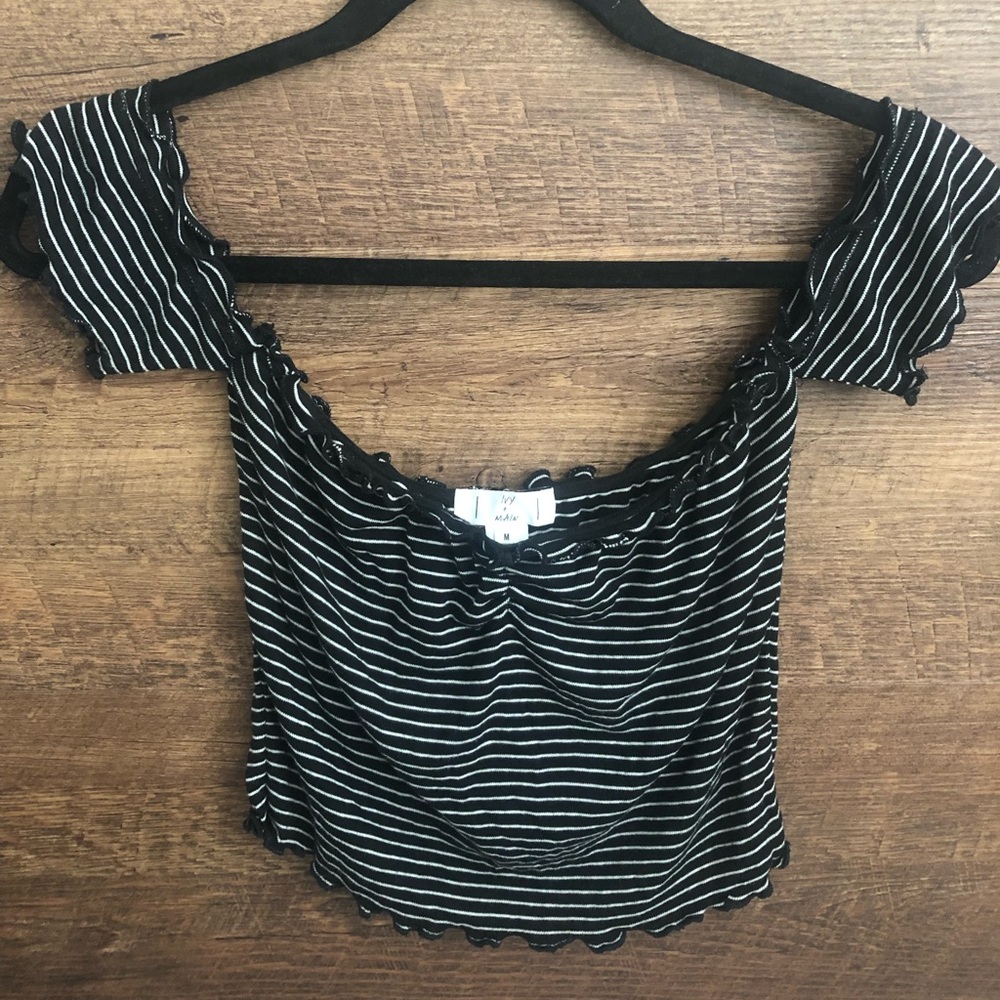 Stripped crop top